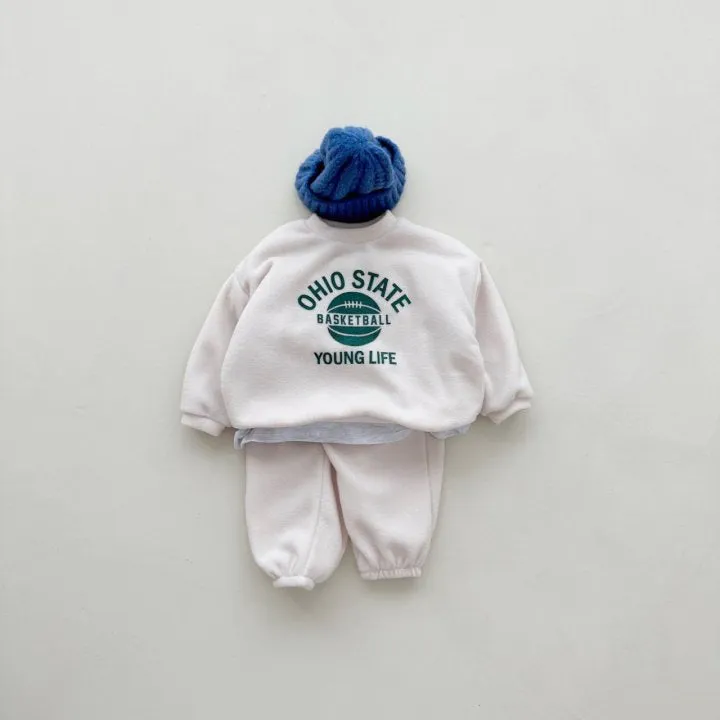 2 Pieces Set Baby Kid Girls Letters Hoodies Sweatshirts And Solid Color Pants Wholesale 231130253