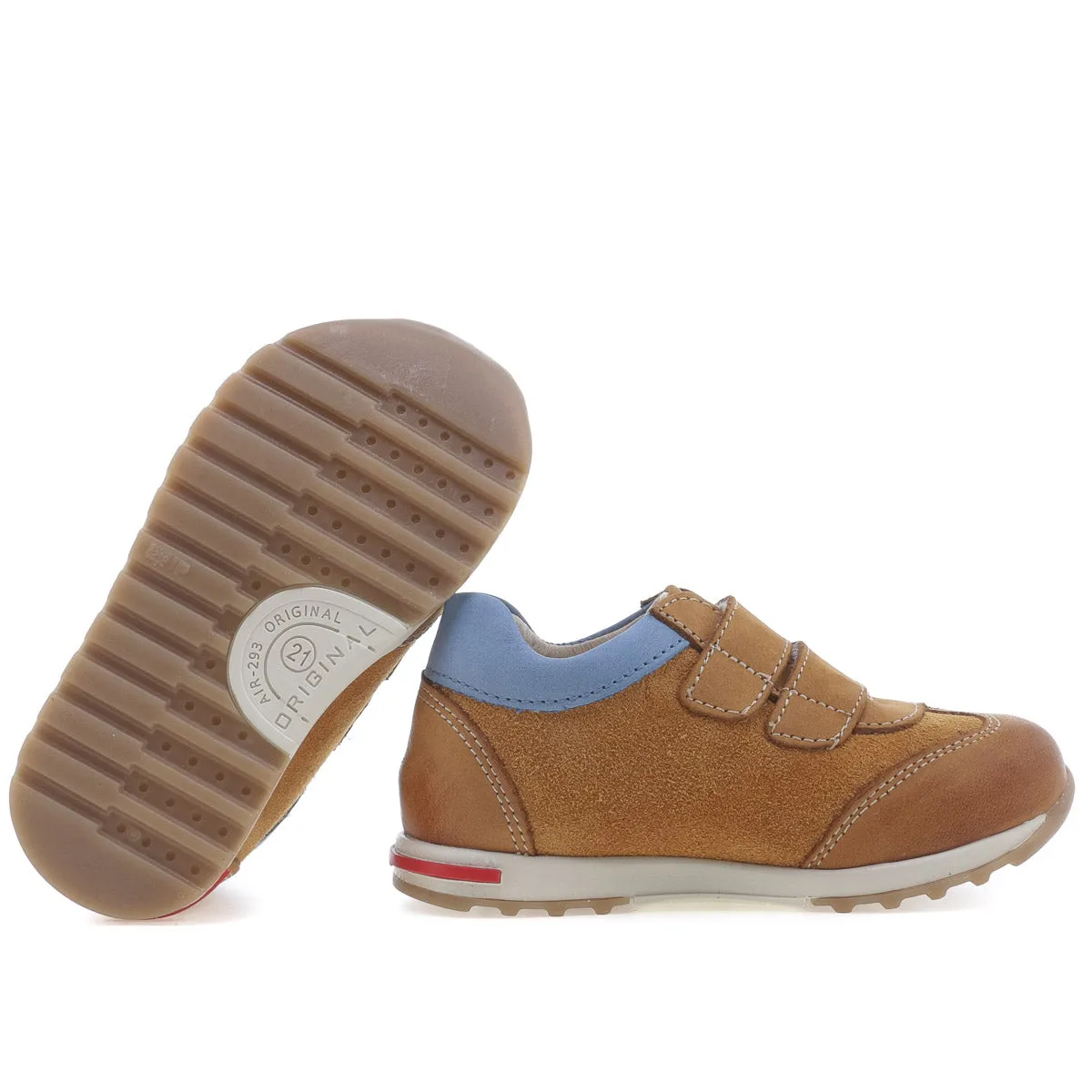 (2333-30) Mustard Velcro Trainers