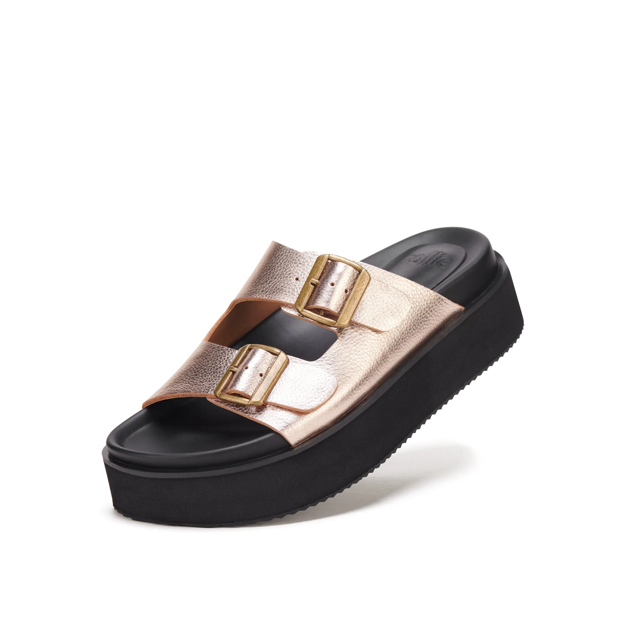 Ace Slide Rose Gold/Black