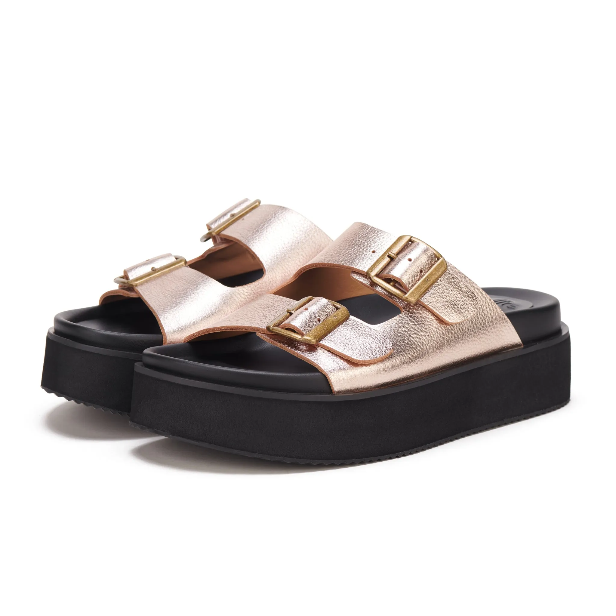 Ace Slide Rose Gold/Black