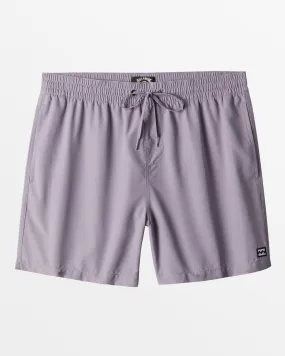 All Day Layback 16 Swim Trunks - Grey Violet