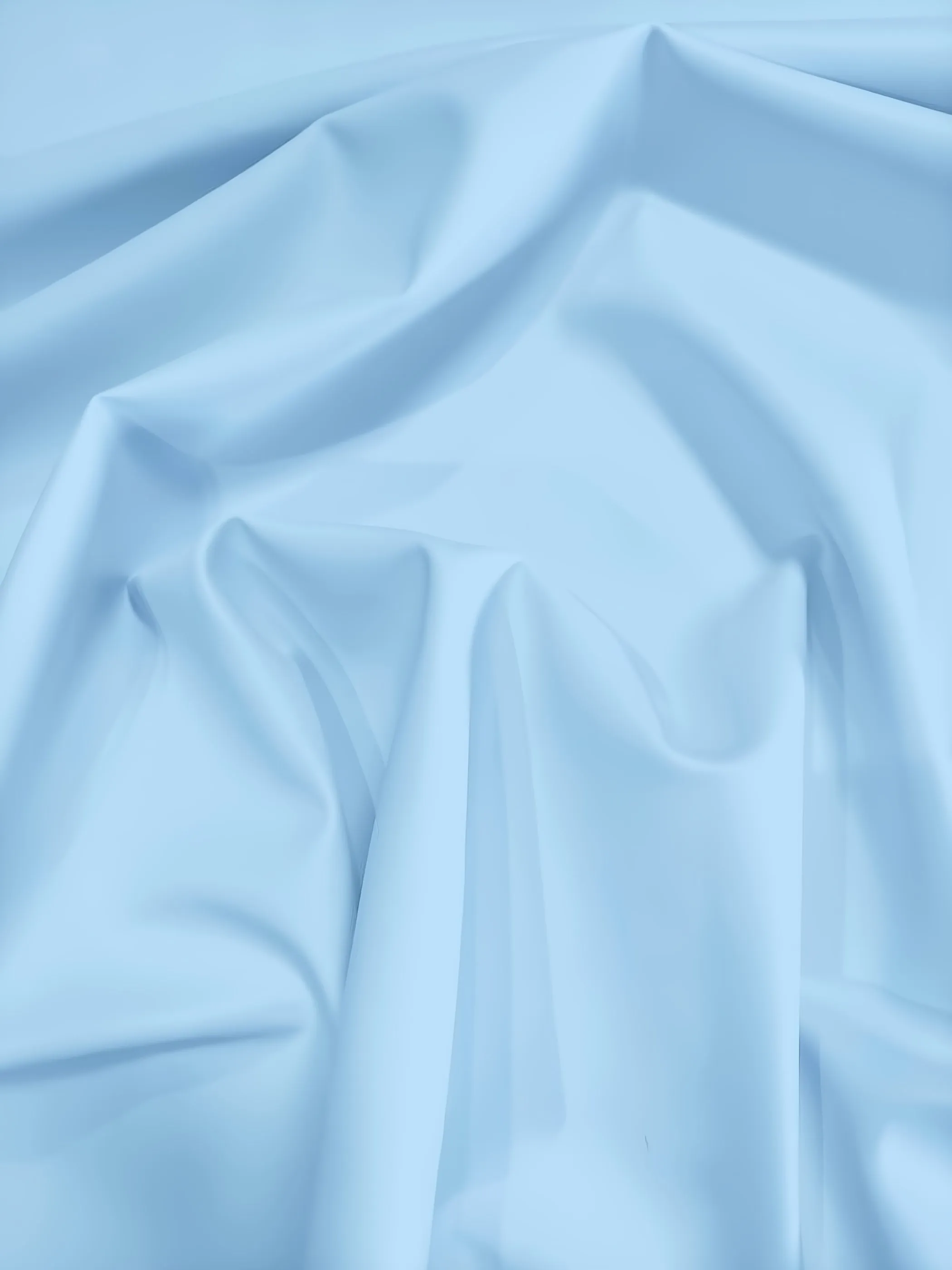 Baby Blue Solid Soft Vinyl Fabric / Sold By The Yard