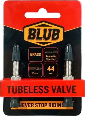 Blub Tubeless Valves - Brass