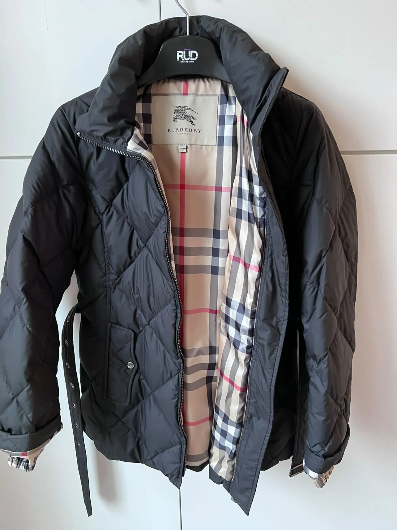 Burberry Diamond Nylon Canvas Field Jacket