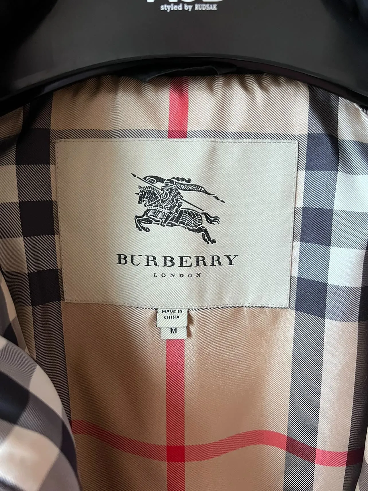 Burberry Diamond Nylon Canvas Field Jacket