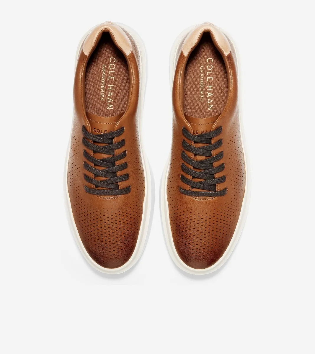 Cole Haan Men's GrandPro Rally Lazer Cut Tan Leather