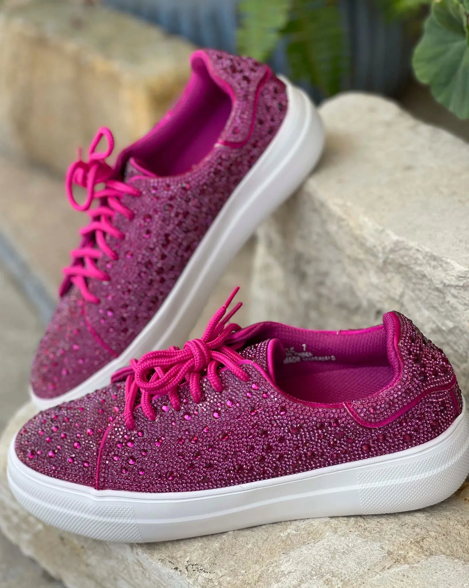 Corkys Hey Girl Bedazzle Rhinestones Sneakers