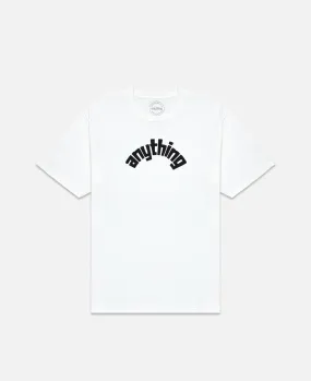 Curved Anything Logo T-Shirt (White)