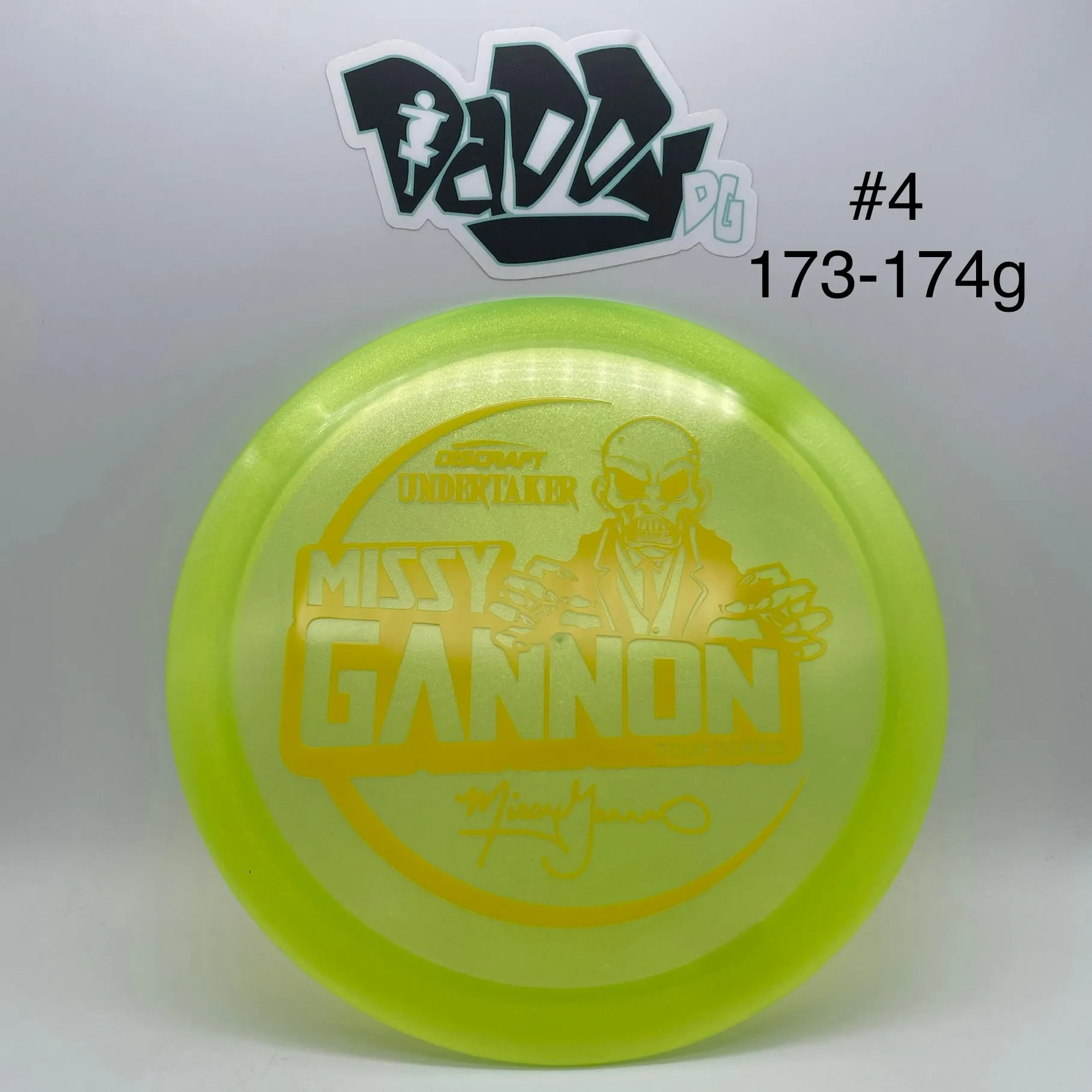 Discraft Z Metallic Undertaker 2021 Tour Series Missy Gannon Stamped Distance Driver