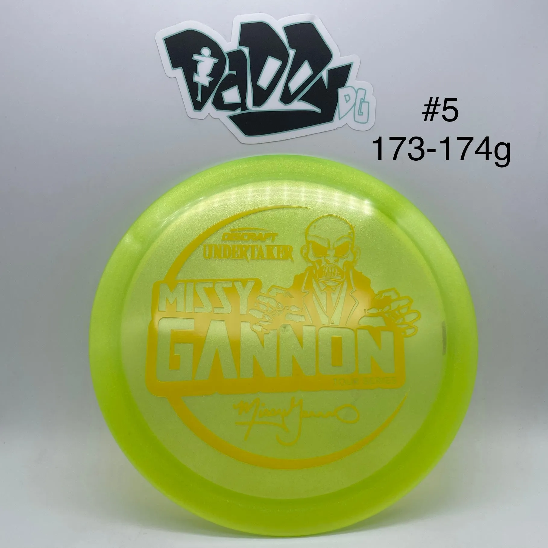 Discraft Z Metallic Undertaker 2021 Tour Series Missy Gannon Stamped Distance Driver