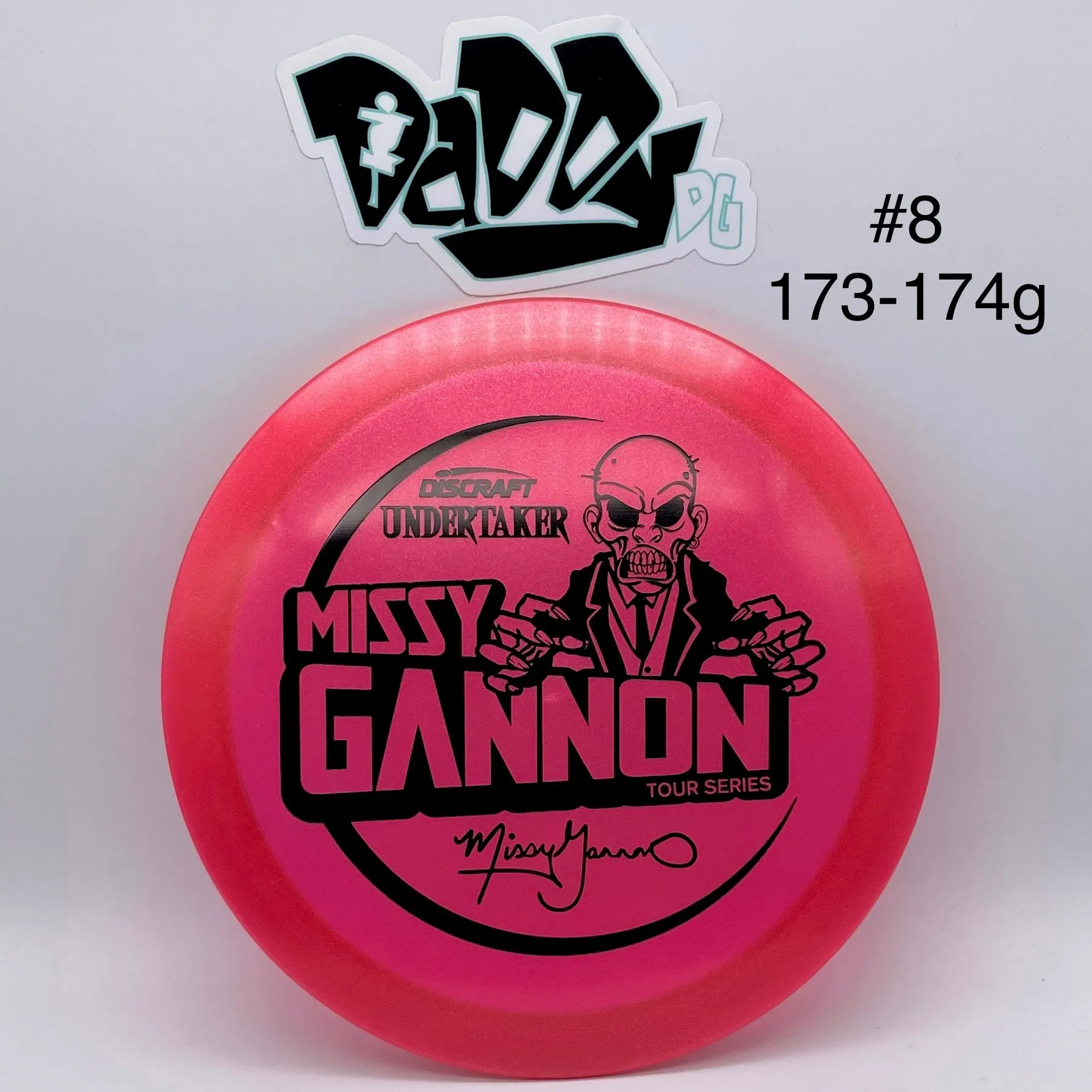 Discraft Z Metallic Undertaker 2021 Tour Series Missy Gannon Stamped Distance Driver