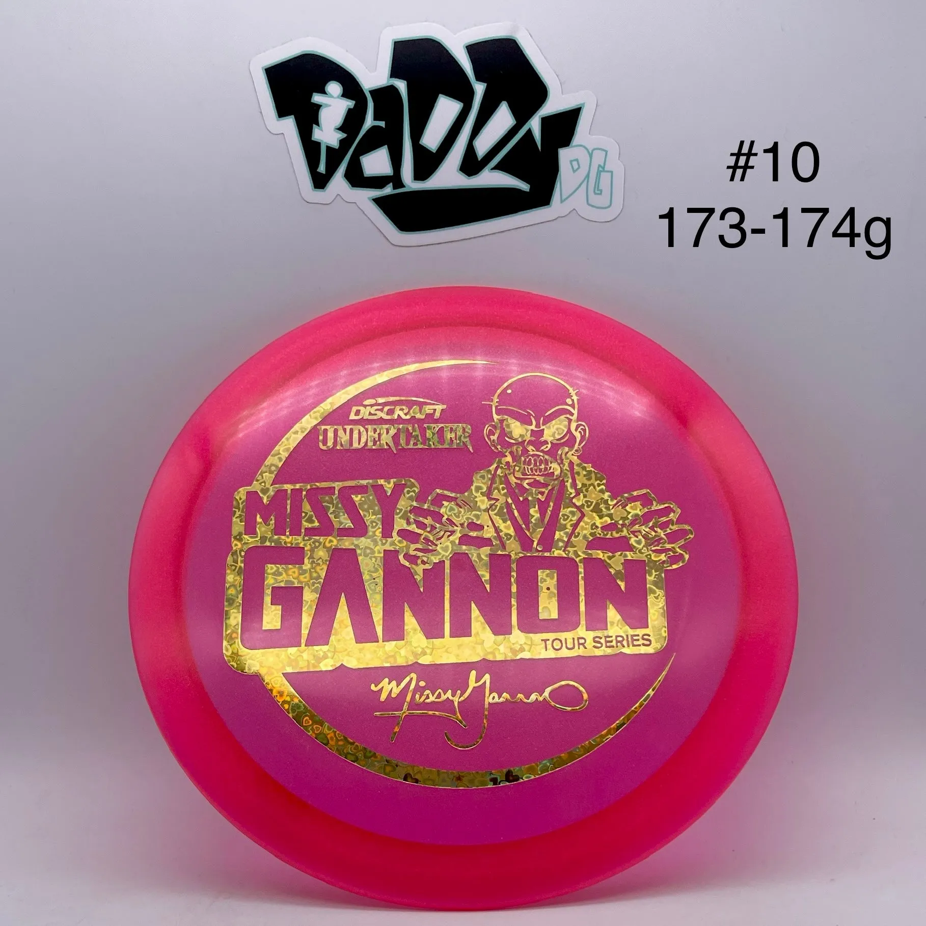 Discraft Z Metallic Undertaker 2021 Tour Series Missy Gannon Stamped Distance Driver