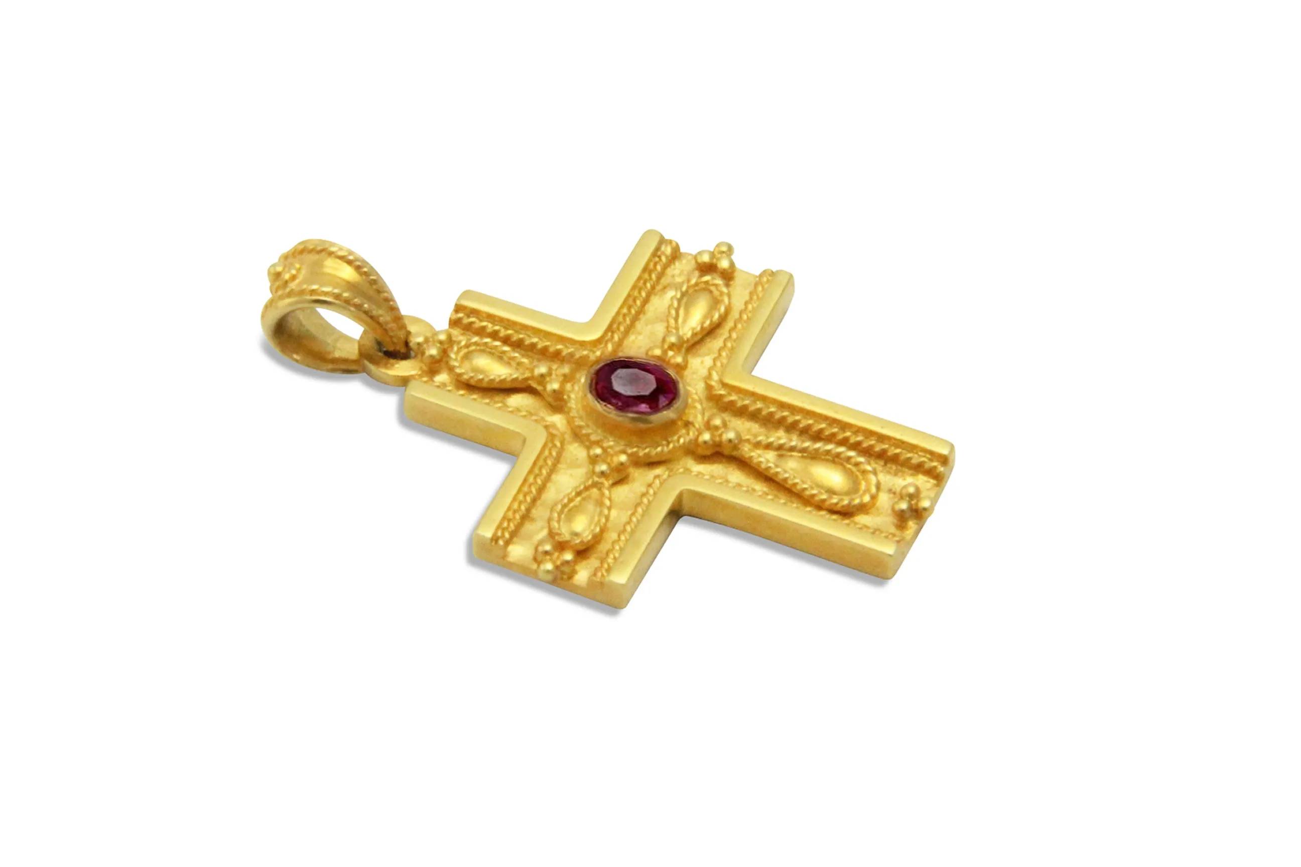 Empress Theo Gold Byzantine Cross