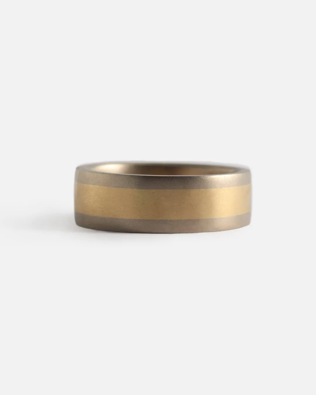 Flat Band / 7mm Wide 2-Tone