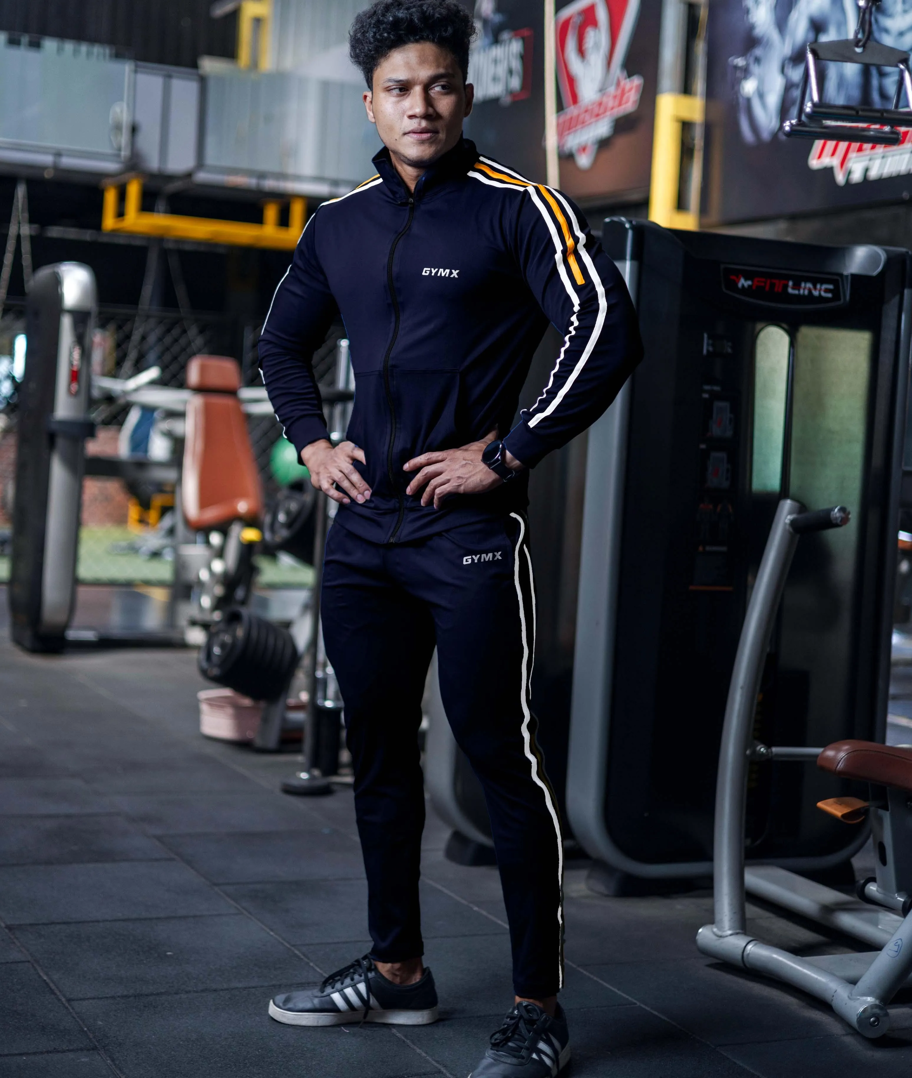 Genesis GymX Epic Blue Tracksuit: Jacket  Trackpant