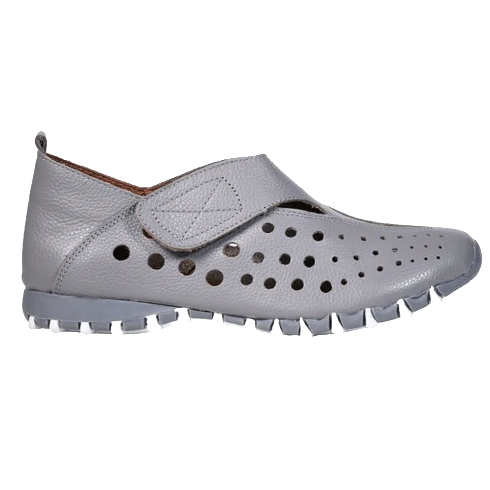 Litfoot Women's LF9010-3 Grey Leather