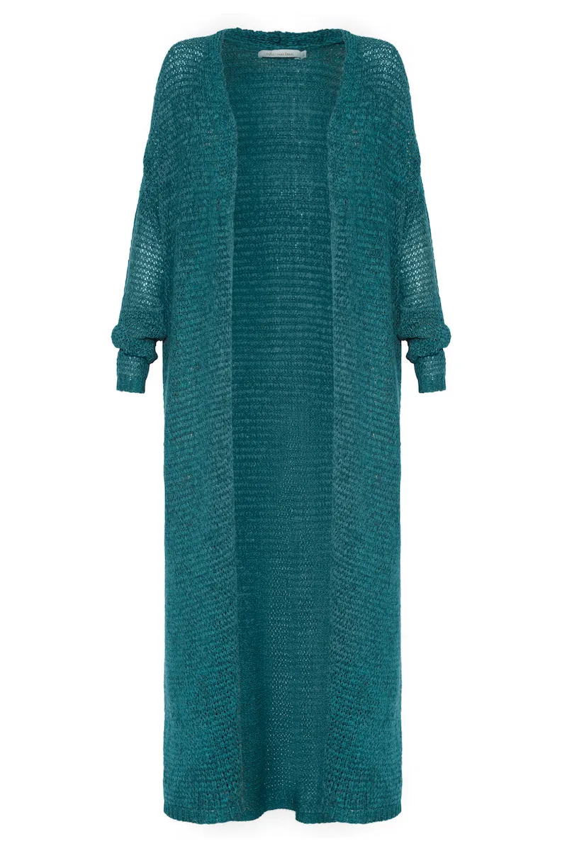 Marquee Cardigan, Teal