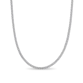 Miami White Gold Micro Cuban Curb Chain - 3.5mm