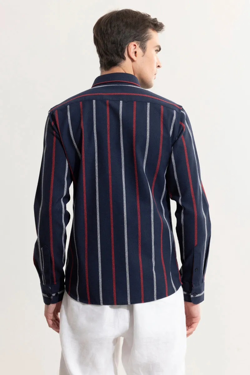 Mod Stripe Navy Shirt