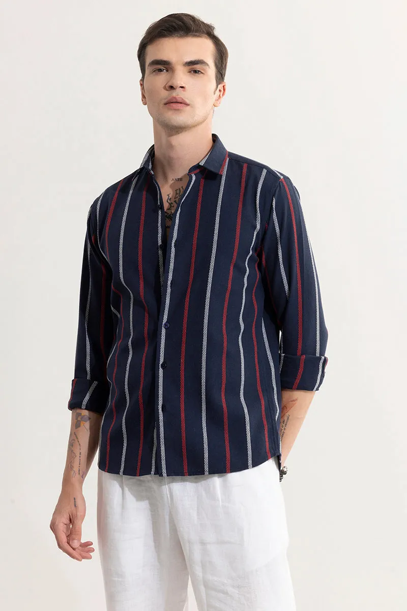 Mod Stripe Navy Shirt