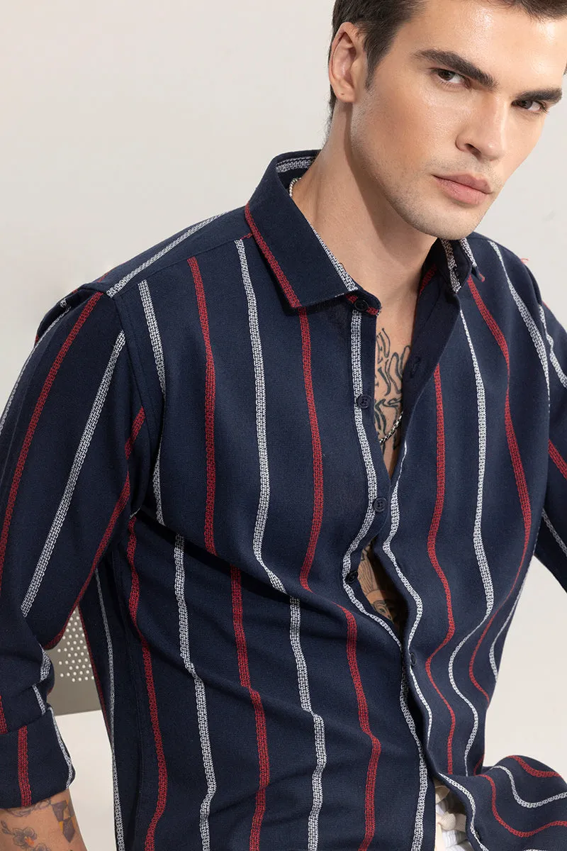 Mod Stripe Navy Shirt