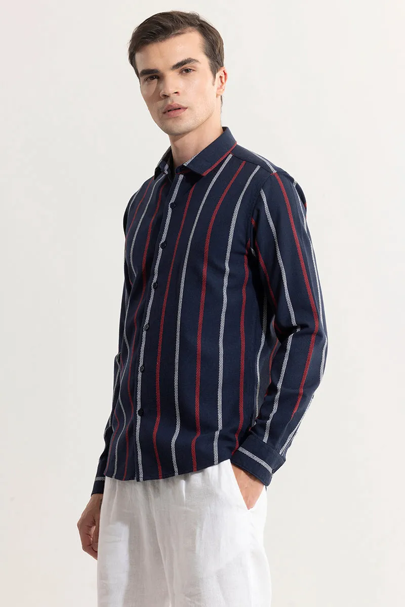 Mod Stripe Navy Shirt