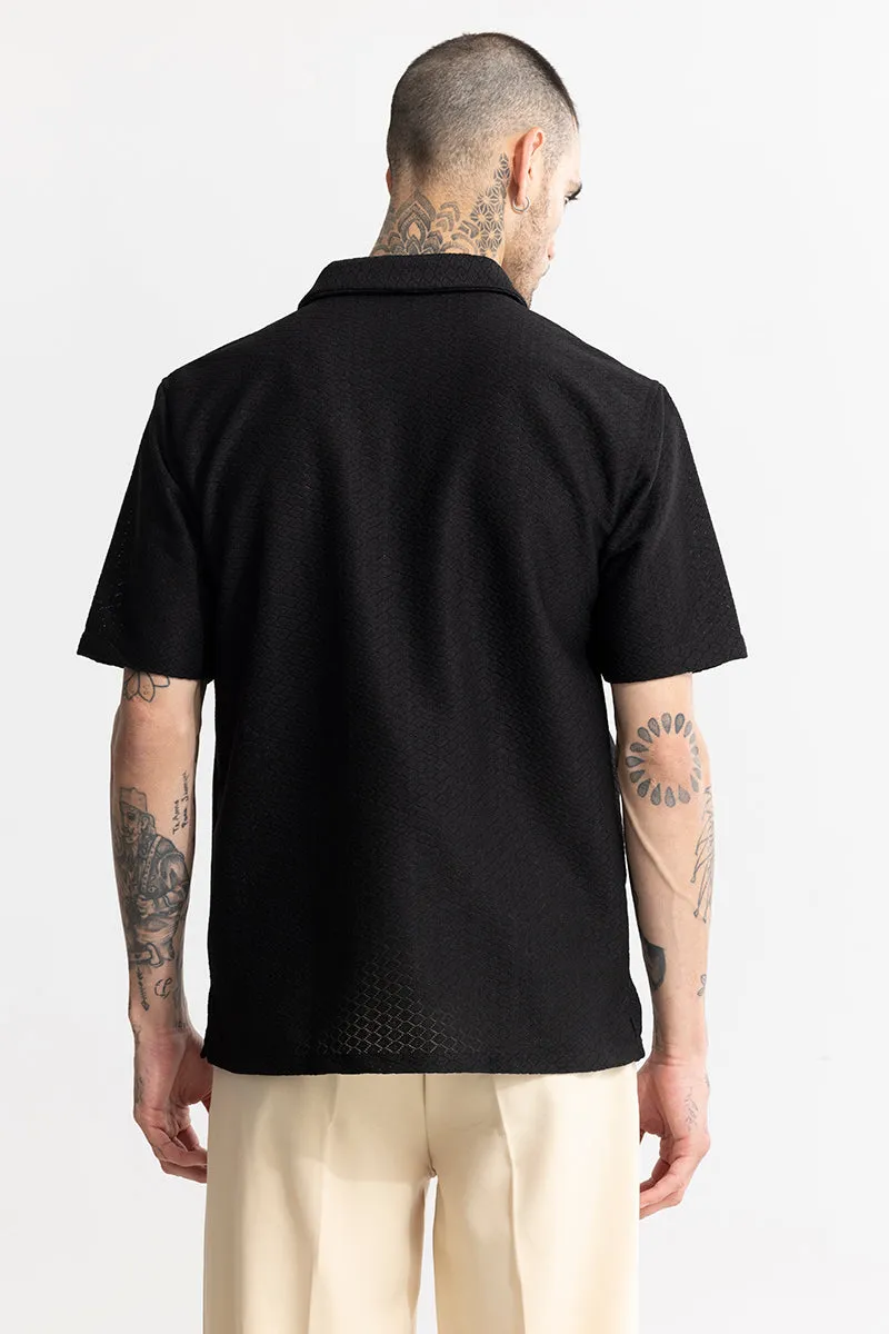 Nector Jet Black Hakoba Shirt