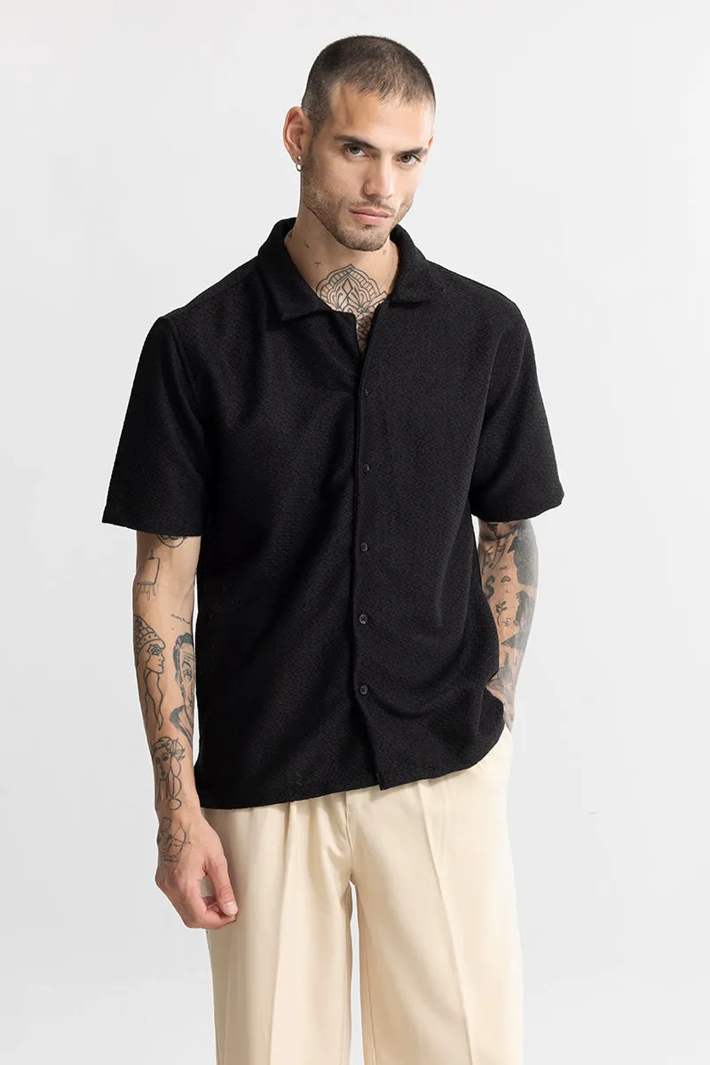 Nector Jet Black Hakoba Shirt