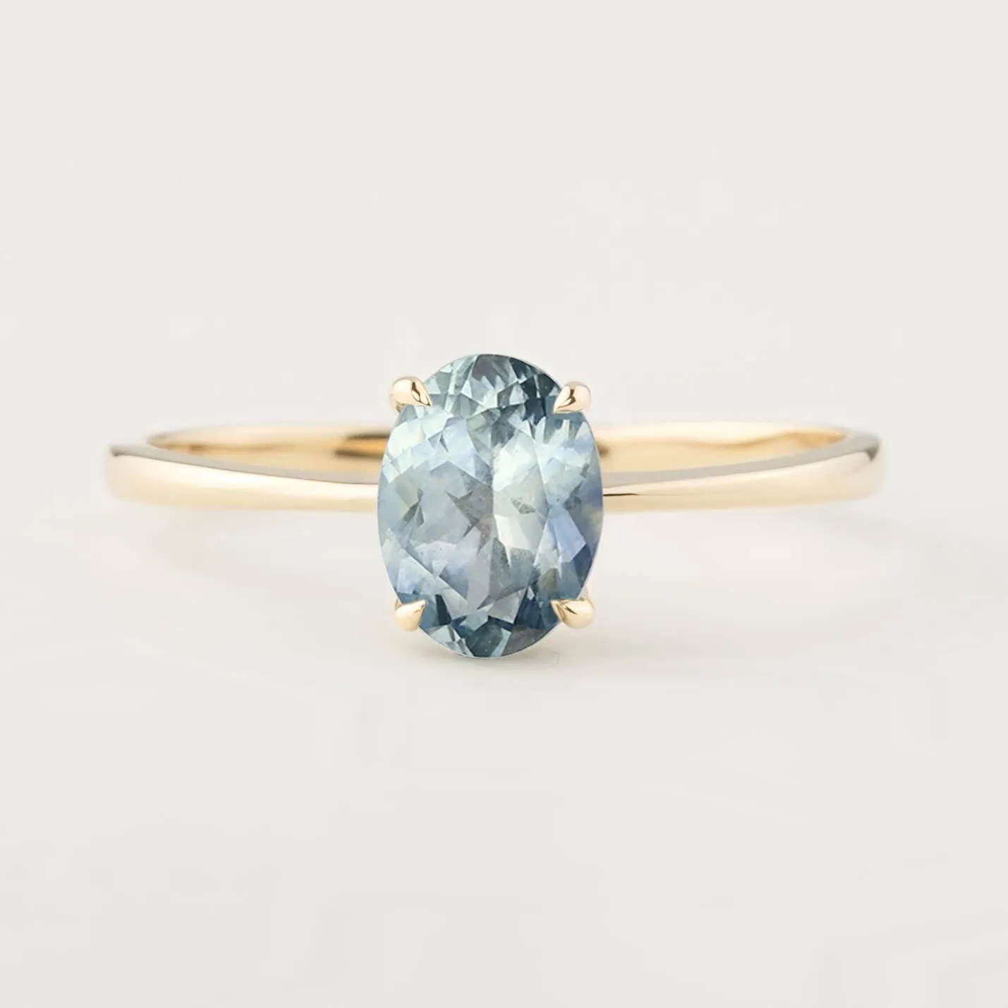 Nina Ring -1.26ct Light Blue Montana Sapphire (One of a kind)