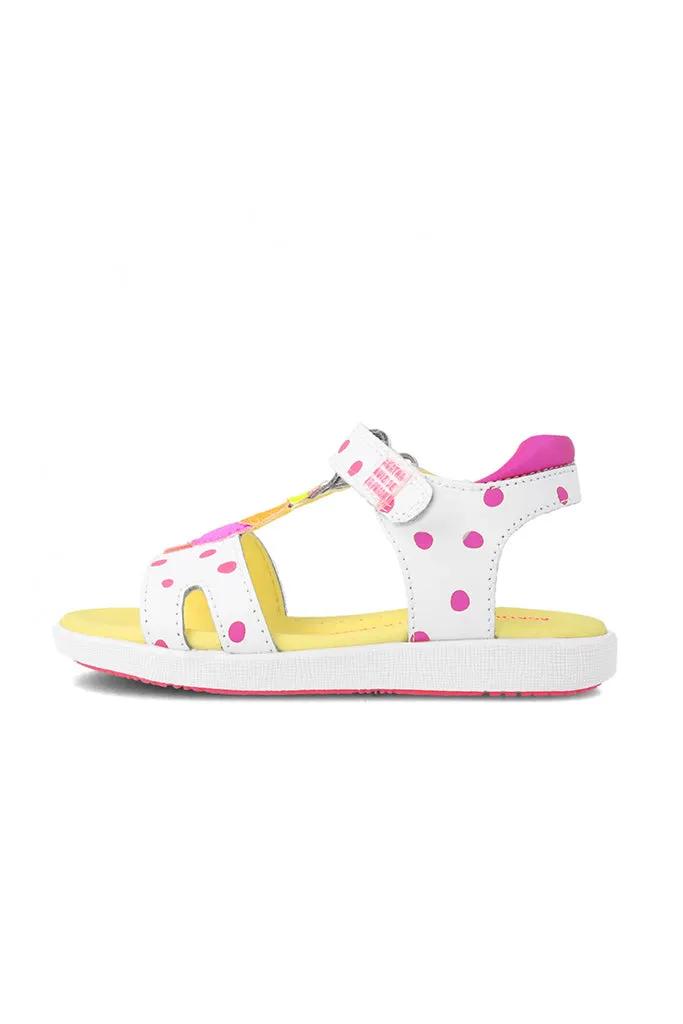 Polka Dot Ice Cream Sandals