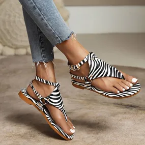 Printed and Solid Casual Sandals