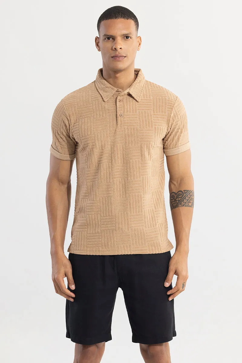 Quintet Beige Polo T-Shirt