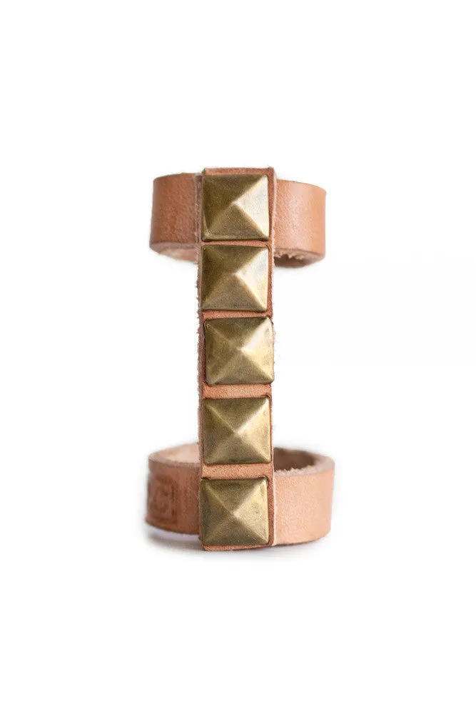 Ridgeback Pyramid Stud Ring