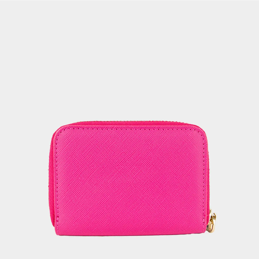 Rose Monedero Con Bolsillo Para Mujer