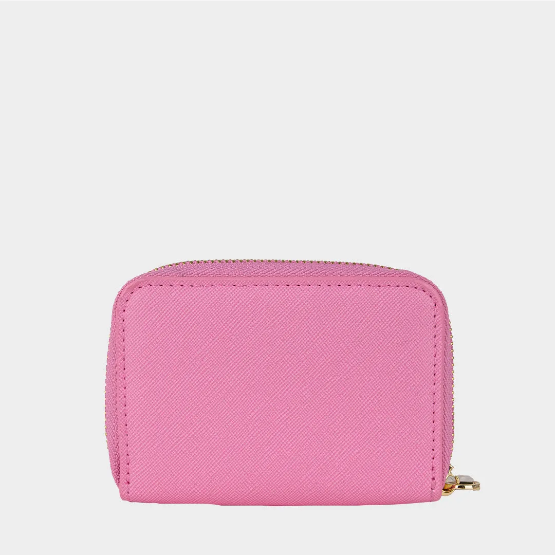 Rose Monedero Con Bolsillo Para Mujer