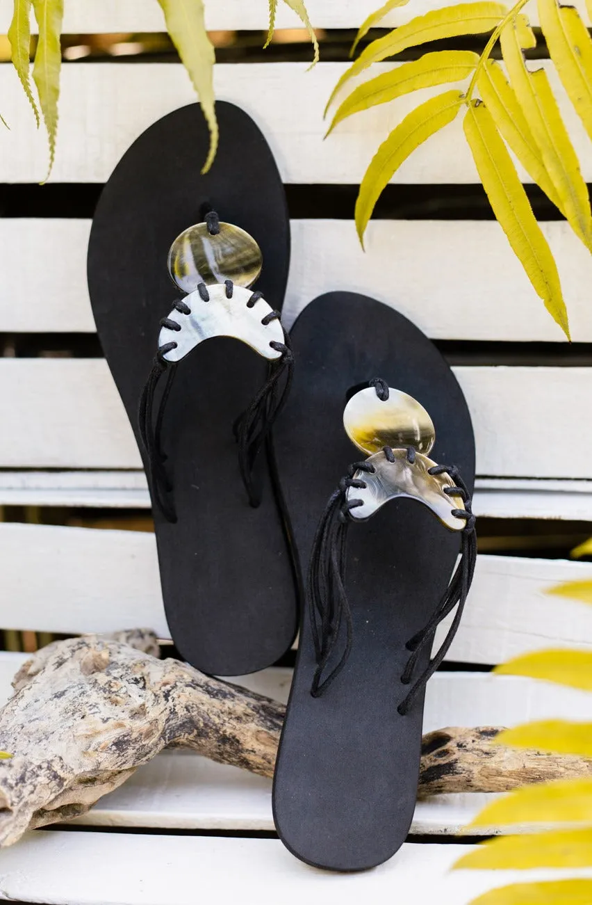 Sun & Moon Rubber Sandals