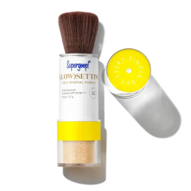 SUPERGOOP! | (Glow)setting Powder 100% Mineral SPF 35