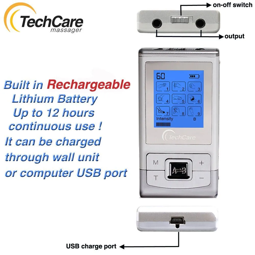 TechCare SE Tens Unit 9 Modes A - B Channel