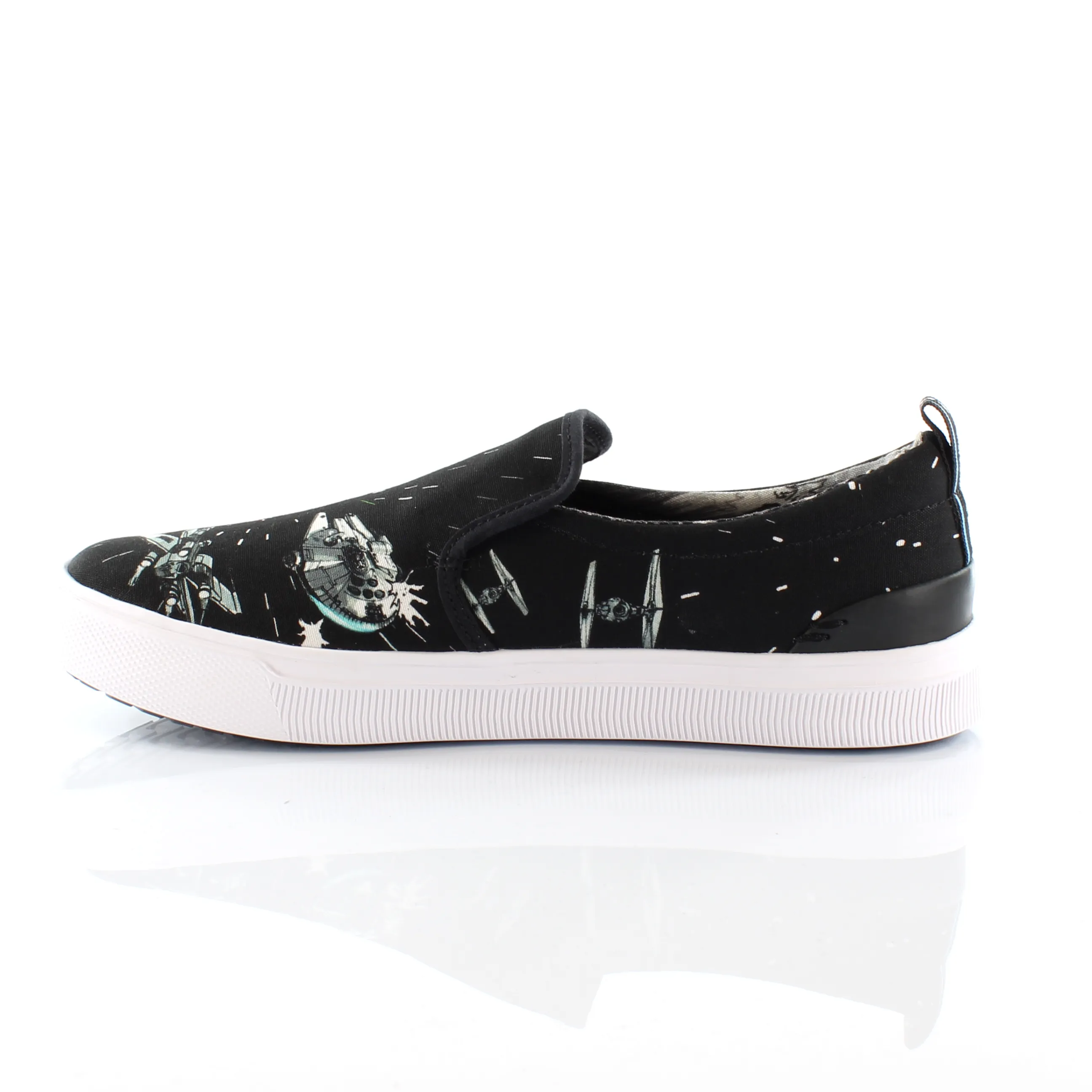 Toms x Star Wars Trvl Lite Black Space Print Slip On Trainers - Mens