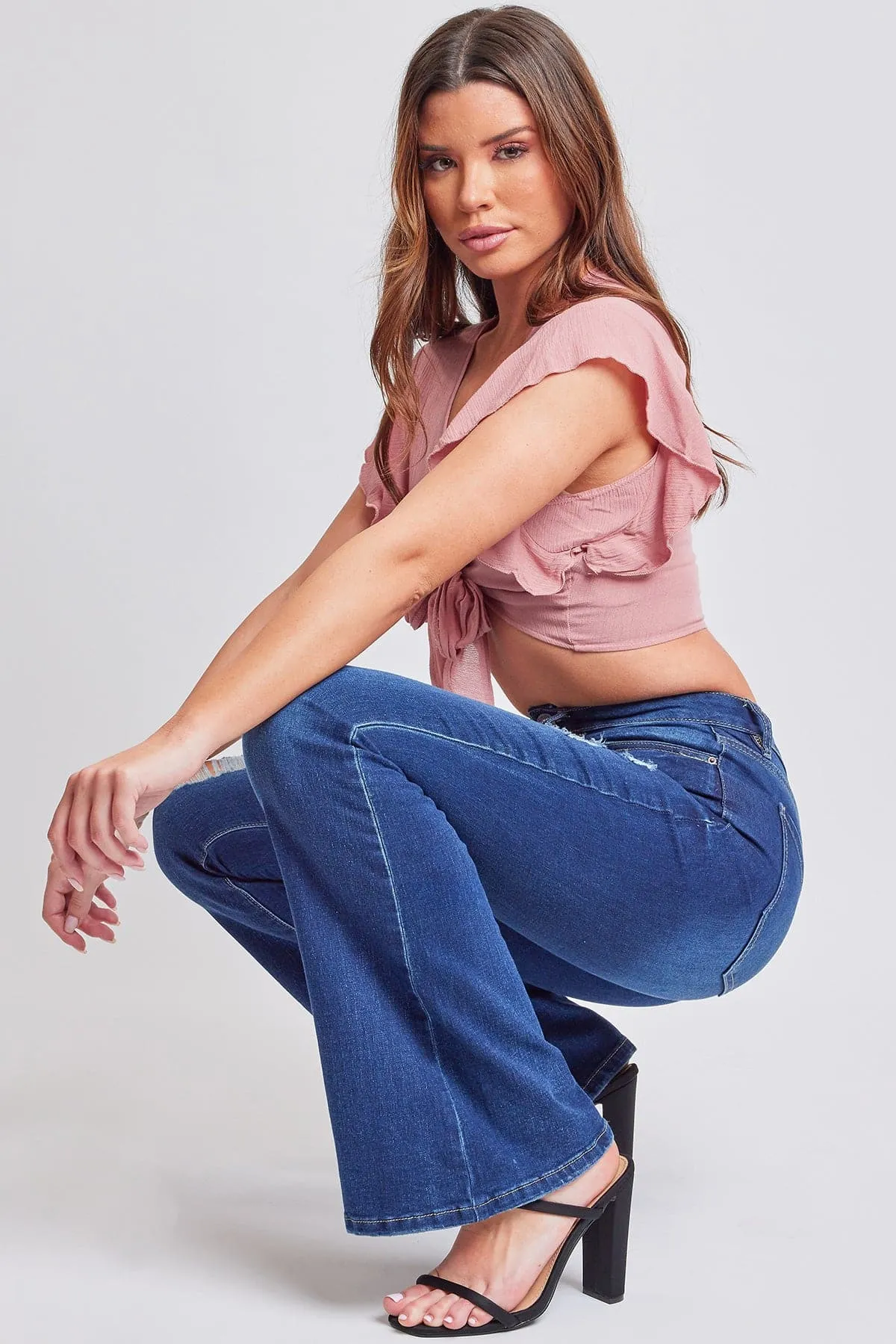 Women's Essential  Flare Jeans - Long Inseam